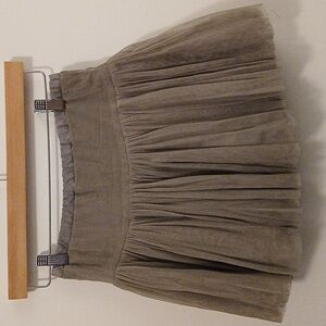 WHEAT Danish Design Toddler Girl Tulle Tutu Skirt Stone/Gray, 8